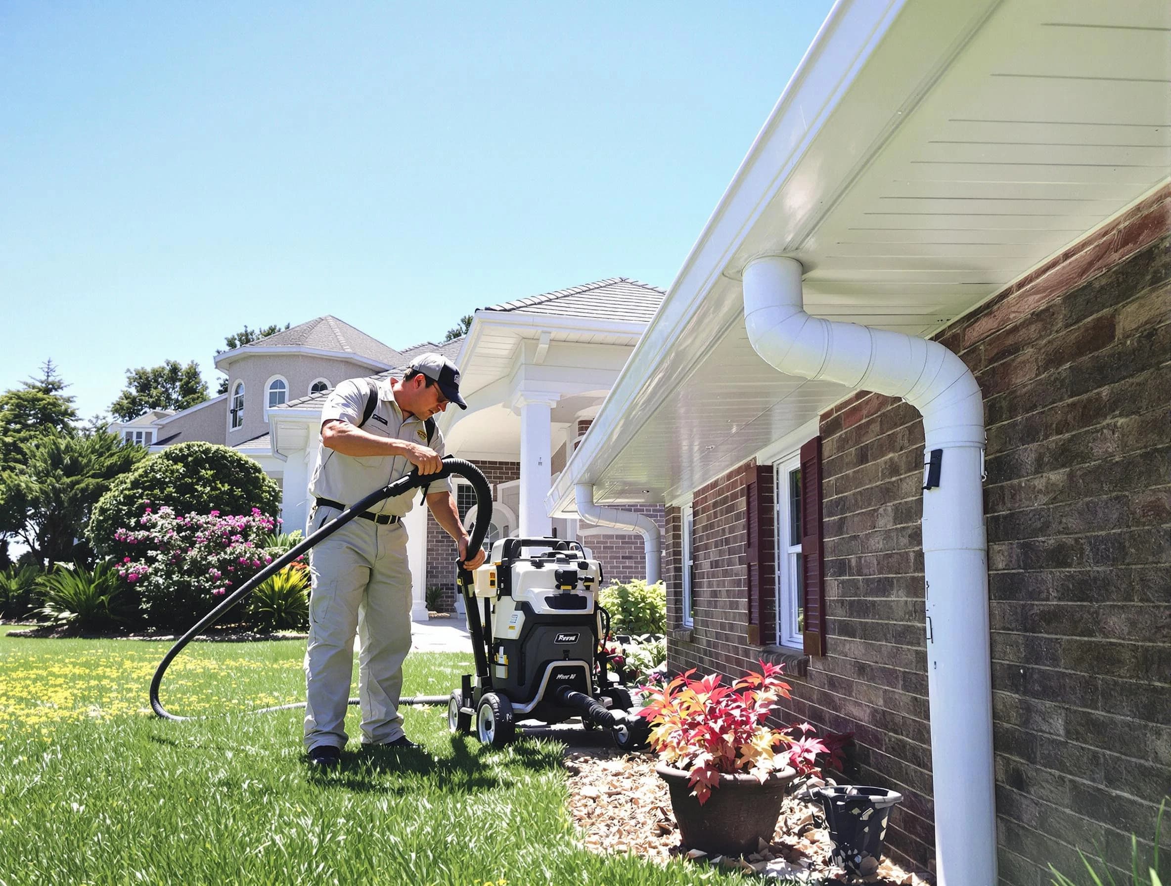 Downspout Cleaning in South Euclid