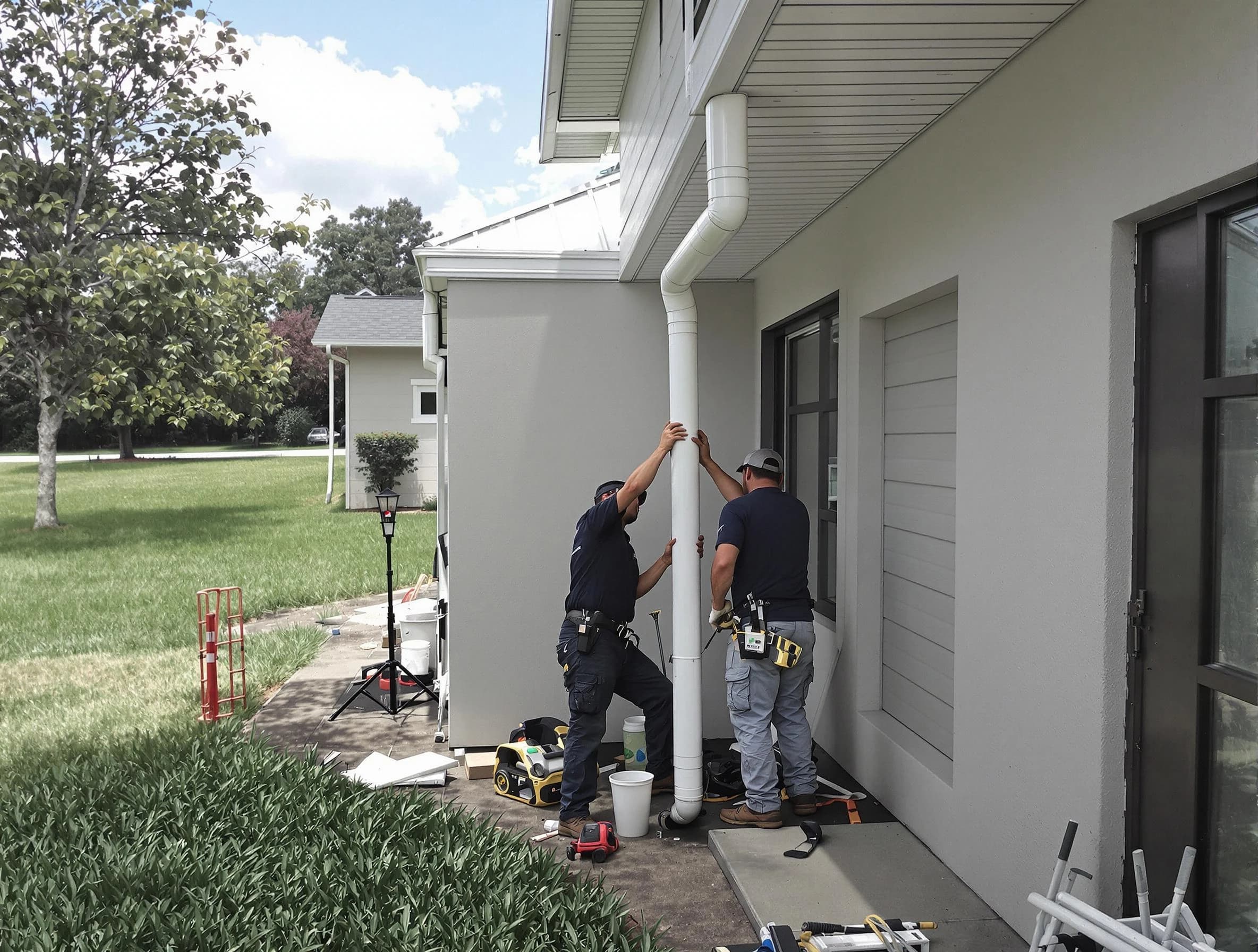 Downspout Installation in South Euclid